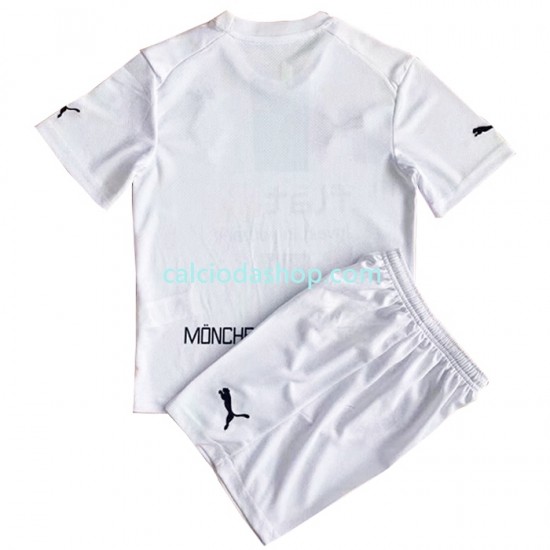 Maglia Borussia Mönchengladbach Gara Home Completo Bambino 2-13 Anni 2022-2023 MC