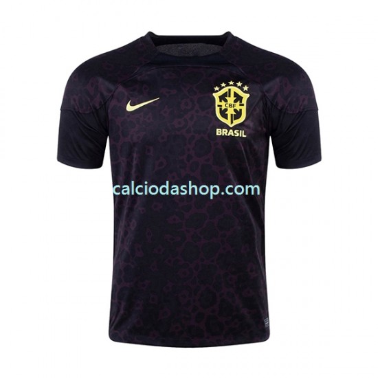 Maglia Portiere Brasile Gara Home Uomo Mondiali 2022 MC