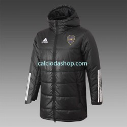 CA Boca Juniors Uomo Giacca con Cappuccio Fleece Nero