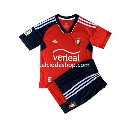 Maglia CA Osasuna Gara Home Completo Bambino 2-13 Anni 2022-2023 MC