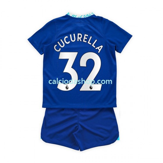 Maglia Chelsea Cucurella 32 Gara Home Completo Bambino 2-13 Anni 2022-2023 MC