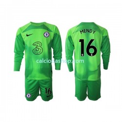 Maglia Portiere Chelsea Edouard Mendy 16 Gara Terza Completo Bambino 2-13 Anni 2022-2023 ML