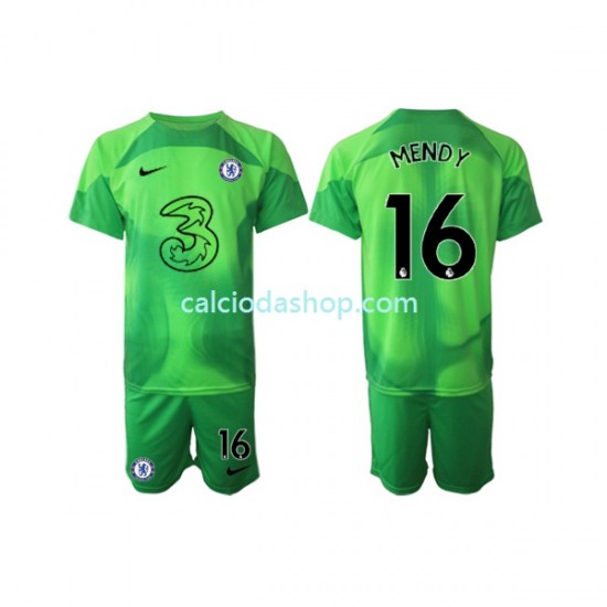 Maglia Portiere Chelsea Edouard Mendy 16 Gara Terza Completo Bambino 2-13 Anni 2022-2023 MC