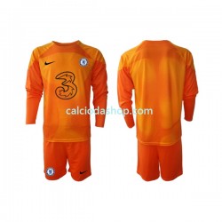 Maglia Portiere Chelsea Gara Home Completo Bambino 2-13 Anni 2022-2023 ML