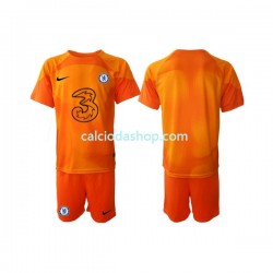 Maglia Portiere Chelsea Gara Home Completo Bambino 2-13 Anni 2022-2023 MC