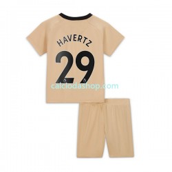 Maglia Chelsea Havertz 29 Gara Terza Completo Bambino 2-13 Anni 2022-2023 MC