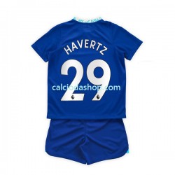 Maglia Chelsea Kai Havertz 29 Gara Home Completo Bambino 2-13 Anni 2022-2023 MC