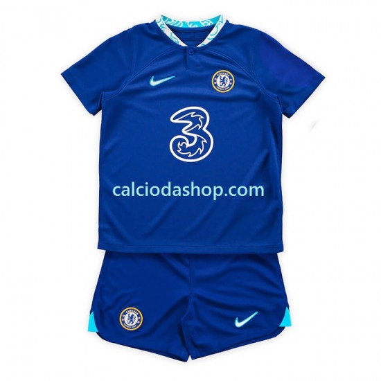 Maglia Chelsea Gara Home Completo Bambino 2-13 Anni 2022-2023 MC