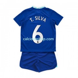 Maglia Chelsea T. Silva 6 Gara Home Completo Bambino 2-13 Anni 2022-2023 MC