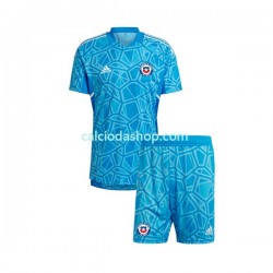 Maglia Portiere Cile Gara Home Completo Bambino 2-13 Anni 2022 MC