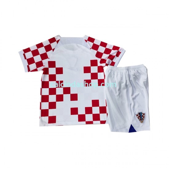 Maglia Croazia Gara Home Completo Bambino 2-13 Anni Mondiali 2022 MC