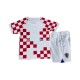 Maglia Croazia Gara Home Completo Bambino 2-13 Anni Mondiali 2022 MC