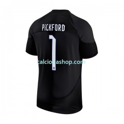 Maglia Portiere Inghilterra Pickford 1 Gara Home Uomo Mondiali 2022 MC