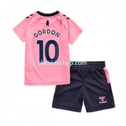 Maglia Everton Gordon 10 Gara Away Completo Bambino 2-13 Anni 2022-2023 MC