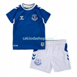 Maglia Everton Gara Home Completo Bambino 2-13 Anni 2022-2023 MC