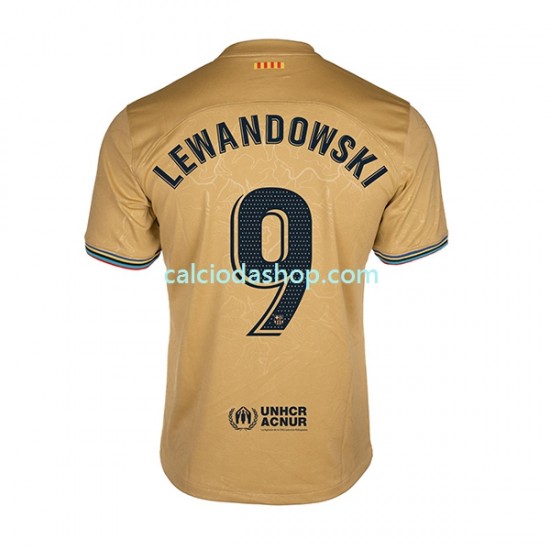 Maglia FC Barcelona Lewandowski 9 Gara Away Uomo 2022-2023 MC