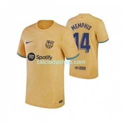 Maglia FC Barcelona Memphis Depay 14 Gara Away Uomo 2022-2023 MC