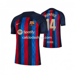 Maglia FC Barcelona Memphis Depay 14 Gara Home Uomo 2022-2023 MC