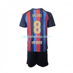 Maglia FC Barcelona Pedri 8 Gara Home Completo Bambino 2-13 Anni 2022-2023 MC