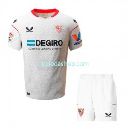 Maglia Sevilla FC Gara Home Completo Bambino 2-13 Anni 2022-2023 MC