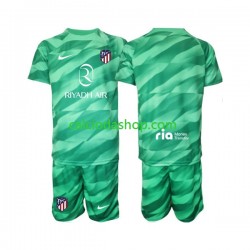 Maglia Portiere Atlético Madrid Green color Gara Away Completo Bambino 2-13 Anni 2023-2024 MC