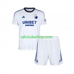 Maglia FC Copenhagen Gara Home Completo Bambino 2-13 Anni 2023-2024 MC