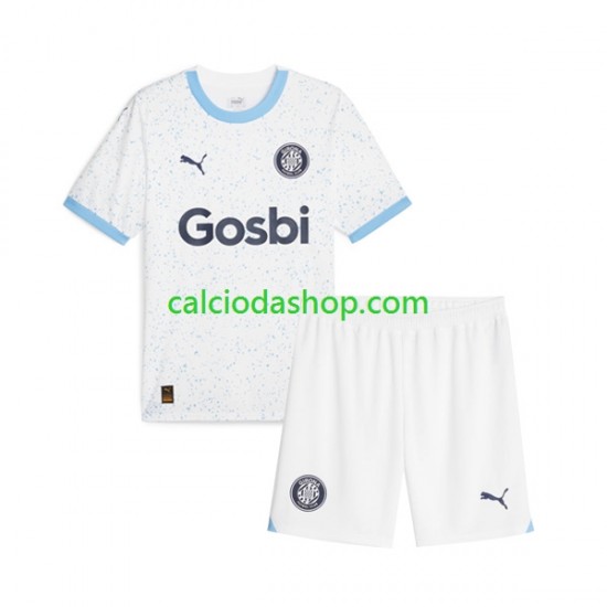 Maglia Girona Gara Away Completo Bambino 2-13 Anni 2023-2024 MC