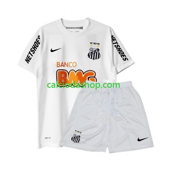 Maglia Santos FC -2012 Retro Gara Home Completo Bambino 2-13 Anni 2011 MC