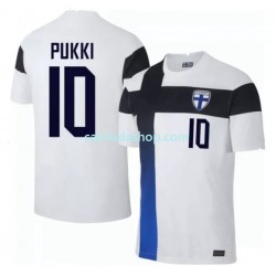 Maglia Finlandia Teemu Pukki 10 Euro 2020 Gara Home Uomo MC