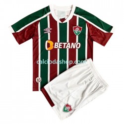 Maglia Fluminense Gara Home Completo Bambino 2-13 Anni 2022-2023 MC