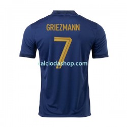 Maglia Francia Griezmann 7 Gara Home Uomo Mondiali 2022 MC