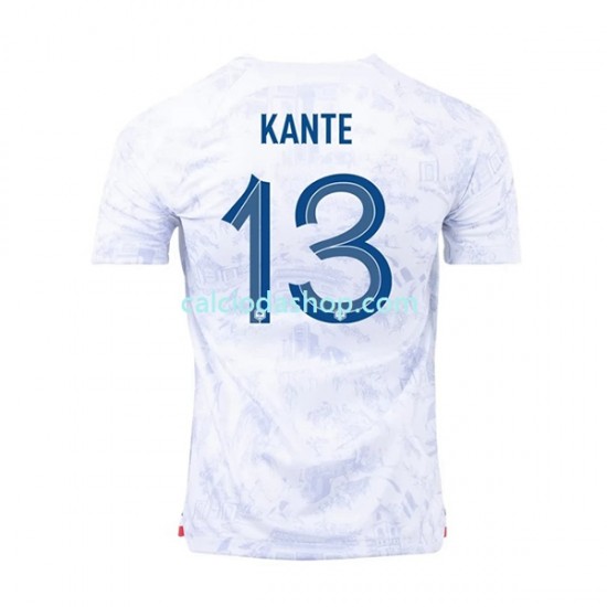 Maglia Francia Kante 13 Gara Away Uomo Mondiali 2022 MC