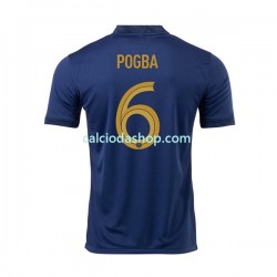 Maglia Francia Pogba 6 Gara Home Uomo Mondiali 2022 MC