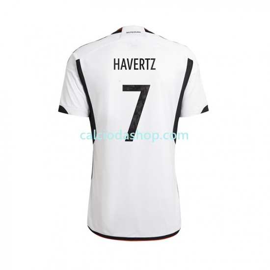 Maglia Germania Havertz 7 Gara Home Uomo Mondiali 2022 MC