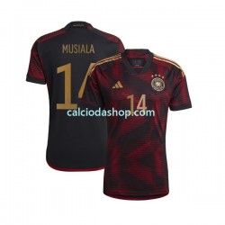 Maglia Germania Musiala 14 Gara Away Uomo Mondiali 2022 MC