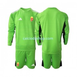 Maglia Portiere Ungheria Gara Home Completo Bambino 2-13 Anni 2022 ML