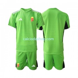 Maglia Portiere Ungheria Gara Home Completo Bambino 2-13 Anni 2022 MC