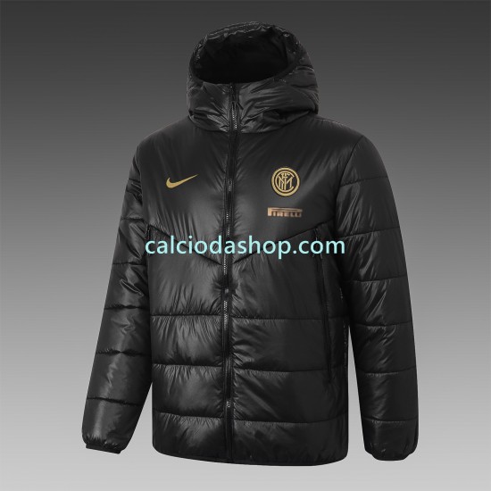 Inter Milan M001 Uomo Giacca con Cappuccio Fleece