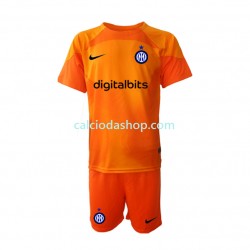 Maglia Portiere Inter Milan Gara Quarto Completo Bambino 2-13 Anni 2022-2023 MC