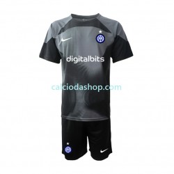 Maglia Portiere Inter Milan Gara Home Completo Bambino 2-13 Anni 2022-2023 MC