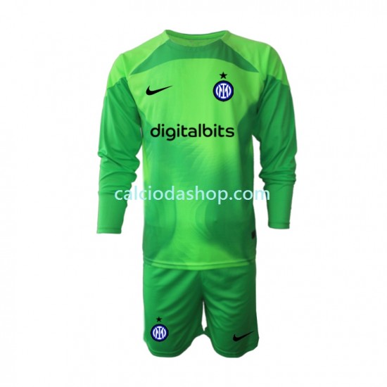 Maglia Portiere Inter Milan Gara Terza Completo Bambino 2-13 Anni 2022-2023 ML