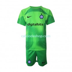 Maglia Portiere Inter Milan Gara Terza Completo Bambino 2-13 Anni 2022-2023 MC