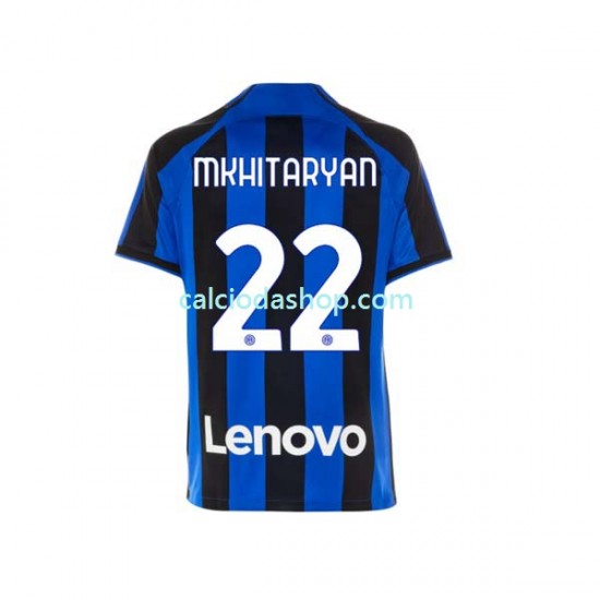 Maglia Inter Milan Henrikh Mkhitaryan 22 Gara Home Uomo 2022-2023 MC