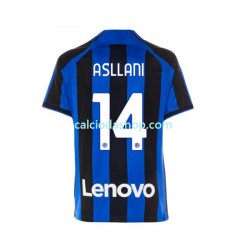 Maglia Inter Milan Kristjan Asllani 14 Gara Home Uomo 2022-2023 MC