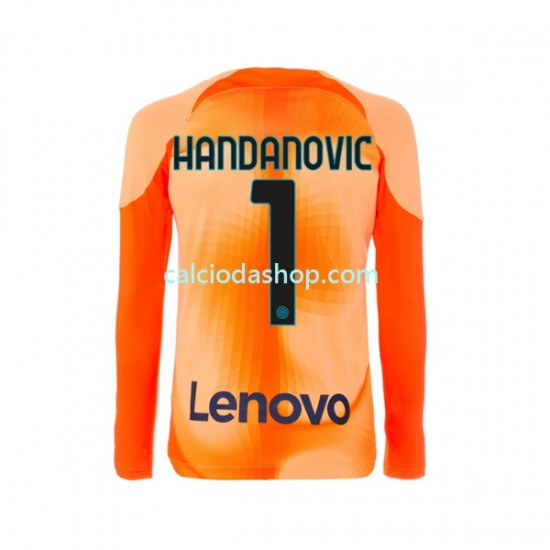 Maglia Portiere Inter Milan Samir Handanovic 1 Gara Quarto Uomo 2022-2023 ML