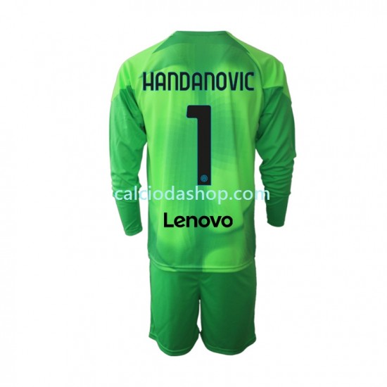 Maglia Portiere Inter Milan Samir Handanovic 1 Gara Terza Completo Bambino 2-13 Anni 2022-2023 ML