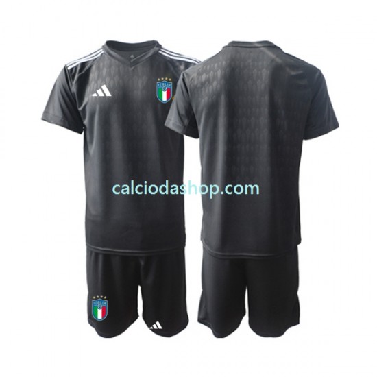 Maglia Portiere Italia Gara Away Completo Bambino 2-13 Anni 2023 MC