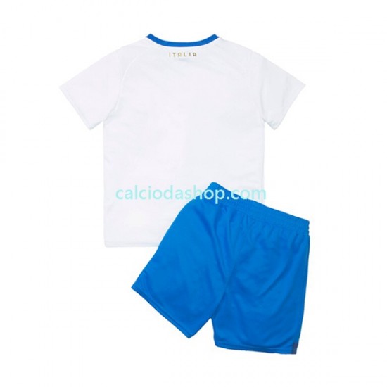 Maglia Italia Gara Away Completo Bambino 2-13 Anni 2022-2023 MC