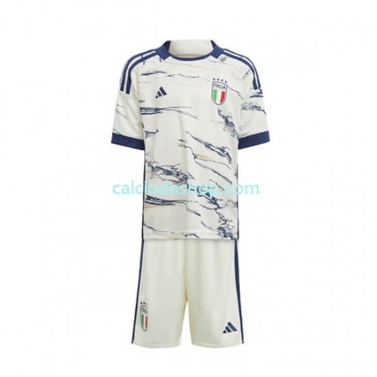 Maglia Italia Gara Away Completo Bambino 2-13 Anni 2023 MC