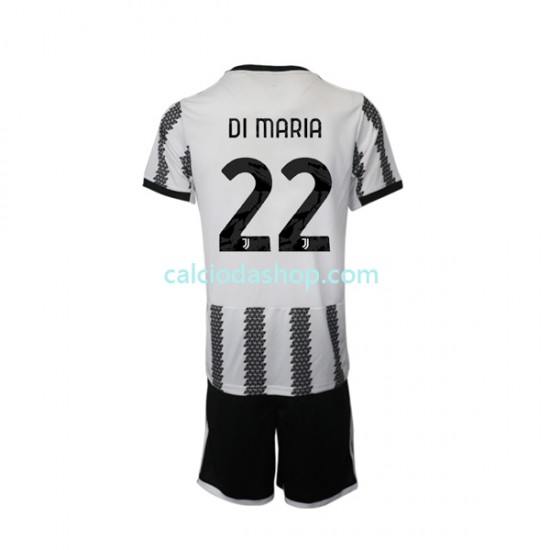 Maglia Juventus Di Maria 22 Gara Home Completo Bambino 2-13 Anni 2022-2023 MC